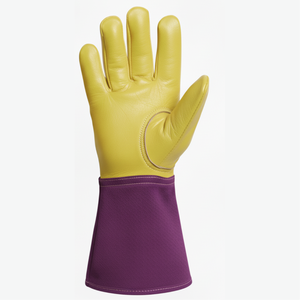 Gants de soudage longs et résistants en cuir de vachette pour hommes – Protection des mains au travail - Product Image 6