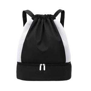 Custom printed 210D polyester <b>waterproof</b> <b>drawstring</b> sportpacks Promotional fitness <b>drawstring</b> <b>bags</b> with logo printing Wholesale - Product Image 6