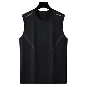 Camiseta sin mangas para hombre hecha a medida de gran tamaño de buena calidad precio de fábrica ropa de gimnasio para hombre camisetas sin mangas para fitness - Product Image 1
