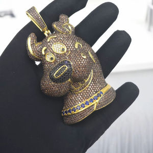 Reloj de Lujo con Incrustaciones de Moissanita VVS1, Joyería Hip Hop, Reloj de Pulsera de Acero Inoxidable con Diamantes Estilo Cubano - Product Image 1