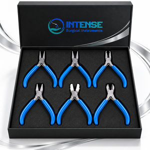 Wholesale Blue Handle Jewelry Making <b>Pliers</b> <b>Set</b> Professional Wire Bending Cutting and Craft Tools - Product Image 6