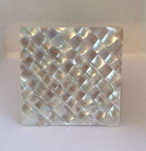 Ensemble de sous-verres de haute qualité, faits à la main, écologiques, au design classique, avec incrustation de pierres semi-précieuses et de nacre, pour la cuisine, Diwali, retraite - Product Image 1