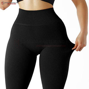 Leggings de Cintura Alta para Mujer, Tejidos y Transpirables, Ropa Deportiva de Color Sólido, Último Estilo, Tejido de Cintura Alta - Product Image 3