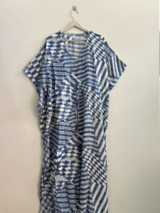 Vestido Kaftan Vintage de Seda Crepé para Mujer, Ropa de Dormir, Bata Transpirable, Suave y Cómoda - Product Image 4