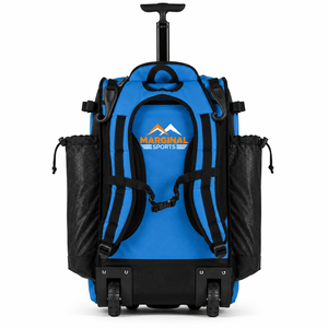 Sac à dos à roulettes pour jeunes joueurs de baseball et softball avec compartiment à chaussures, compartiment pour casque, support de batte, crochet de fixation, pour équipement de T-Ball et de voyage - Product Image 2