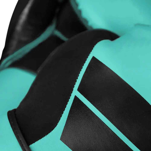 Vibe Sewn High Quality Leather Boxing Gloves Custom Made with Adjustable Hook and Loop Closure Customizable Logo on <b>Strap</b> - Product Image 4