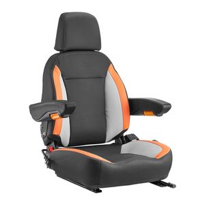 Sedile Universale Micro S per Carrelli Elevatori e Trattori con Schienale Regolabile, Braccioli e Poggiatesta, Cintura di Sicurezza e Componenti di Fissaggio - Product Image 5