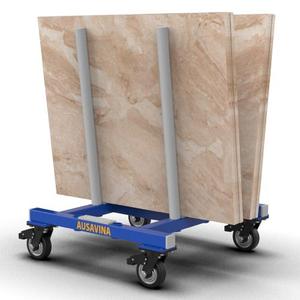 AUSAVINA V- CART flexible structure to suit storing and transporting both large and small stone slabs. - Product Image 1