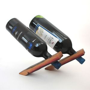 Wooden wine <b>rack</b> artistic wine holder sculptural bottle stand luxury wine storage modern tabletop wine <b>rack</b> handcrafted wooden - Product Image 1