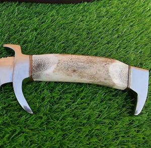 Couteau de chasse artisanal en acier inoxydable à pointe tombante, couteau de survie fixe pour le camping en plein air et le bushcraft, fabricant OEM ODM en gros, garantie 3 ans - Product Image 3