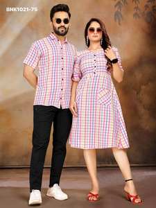 Nueva Tendencia de Moda Elegante, Camisa de Algodón para Parejas y Túnica para Mujer con Tejido de Burbujas, Compra en Línea en India - Product Image 4