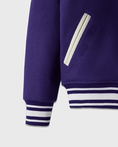 OEM Custom Heavyweight Chenillen Embroidered Wool Lettering <b>Jacket</b> Customized Letterman Varsity <b>Jackets</b> For <b>Men</b> - Product Image 4