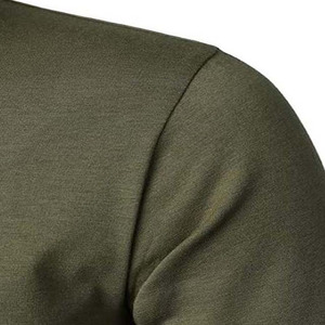 Chemise pour homme en tissu tricoté mélangé imprimé, anti-plis, col structuré, style professionnel et décontracté, style gothique - Product Image 5