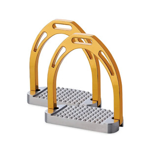 High Quality Aluminum Safety Stirrups Horse Riding Equipment <b>Light</b> Weight Non Slip Stainless Steel Horse Stirrups - Product Image 6