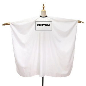 Capa de Barbero Impermeable y Cómoda con Cierre a Presión, Poliéster de Calidad Profesional, Duradera, Fácil de Limpiar, para Corte de Cabello - Product Image 3