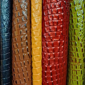 Carteras de Cuero Gofrado Bicolor de Alta Gama con Patente, Cinturones de Lujo para Muebles, Proyectos de Bricolaje en Cuero, Fabricación de Zapatos, Material Dual 2026 - Product Image 6