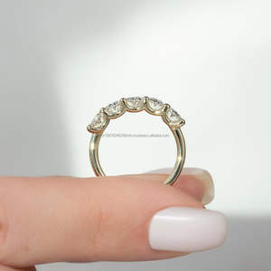 IGI/GIA Lab Grown Cut Diamond Vintage 14k jaune mariage/bague de fiançailles unisexe or blanc fin pour anniversaire fête-digne - Product Image 3