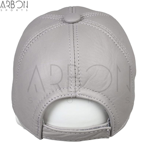 Streetwear Custom Logo Comfortable Premium Quality Fashionable Durable Genuine Leather <b>Baseball</b> <b>Cap</b> for <b>Men</b> and Women - Product Image 4