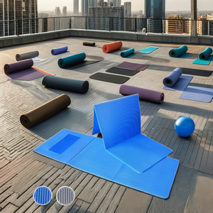 Colchoneta de Gimnasia Plegable de EVA, 7.2mm de Grosor, Antideslizante, Ecológica y Portátil para Gimnasia, Yoga, Pilates y Ejercicios Aeróbicos (133x51cm) - Product Image 3