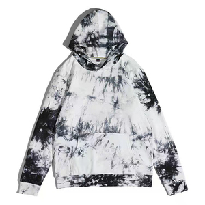 Vente en gros : Sweat à capuche coupe-vent tie-dye de qualité supérieure, 100 % coton, avec col à capuche, idéal pour l'hiver, pour hommes, service OEM disponible - Product Image 2