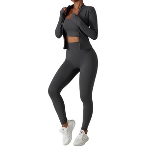 Conjuntos Deportivos para Mujer de 2 Piezas, Bra sin Costuras, Leggings de Cintura Alta con Efecto Push-Up, Ropa para Gimnasio y Yoga - Product Image 6
