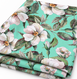 Organic Fine Lawn Cotton Fabric Floral Digital Printed Woven Pure Cotton Textile for Summer <b>Shirts</b> Dresses Bags - Product Image 4