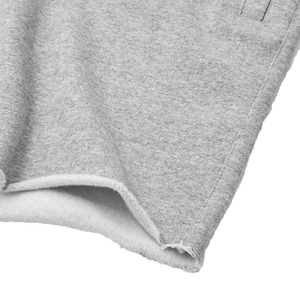 Tissu en coton tricoté gris chiné, jersey extensible doux pour vêtements de sport personnalisés - Product Image 3