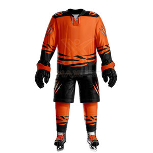 Uniforme de hockey sur glace respirant de haute qualité, marque privée, poids léger, avec impression de logo personnalisée - Product Image 1