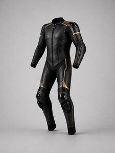 Black <b>Summer</b> Biker Moto Leather <b>Motorcycle</b> Racing Suit <b>Jacket</b> Trousers Set Breathable Waterproof Windproof Full Sleeve Custom - Product Image 1