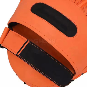 Premium Quality Sports Training Focus Pads Genuine Leather Mitts Pro Fighter Choice Curved Boxing Punching Mitts Target - Product Image 6