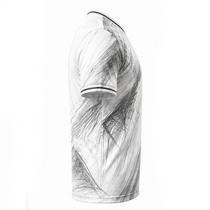 Ensemble de maillots de football pour hommes adultes personnalisés, de haute qualité, respirant, à séchage rapide, col rond, manches courtes, uniformes, design de logo OEM - Product Image 3