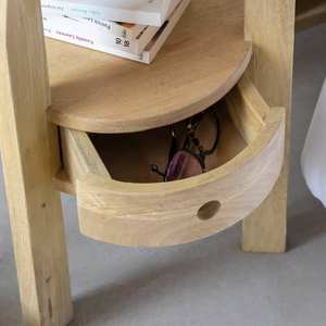 Mesita de noche Vandana Vista Arion de madera de mango - Product Image 5