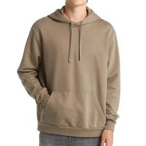 2025 Trending Men's Pullover Hoodies Solid Colors Rhinestone Design Full Simple Plain Breathable Winter Autumn Wholesale - Product Image 3