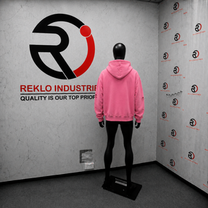 Sudadera con capucha oversize rosa con gráfico de ángel desgastado, unisex, informal, de forro polar, para otoño, estilo urbano desgastado, icónico y elegante. - Product Image 4