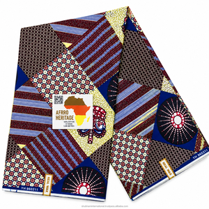 Tela Ankara con Estampado Africano, Material Textil Premium para Confección de Ropa Femenina, Costura y Manualidades - Product Image 3