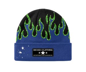 Unisex Acrylic Beanie Street Style Hand <b>Knitted</b> Embroidery Letter <b>Pattern</b> Custom Size Casual Winter Hat Unisex Hip Hop Skull - Product Image 5