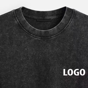 T-shirt en coton à manches courtes, coupe ample, effet délavé, pour homme, style décontracté, nouvelle arrivée, 100% coton, coupe ample - Product Image 4