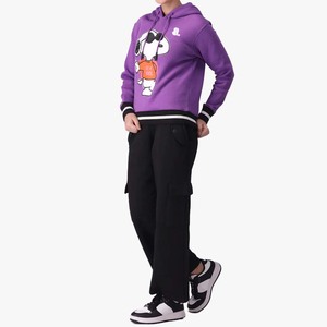 Sudadera con Capucha y Cremallera para Mujer, Diseño Personalizado, Estampado y Teñido, Estilo Vintage, Oversize, Algodón, Informal, Invierno, Transpirable, Ecológica - Product Image 4