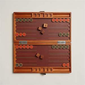 Juego de Backgammon de Madera Hecho a Mano de 15 Pulgadas - Juego de Mesa Plegable de Lujo para Regalo - Juego de Estrategia Clásico para la Familia - Product Image 2
