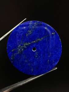 Cadran de montre en lapis-lazuli naturel avec pyrite, taille 31,50 mm, fabrication de cadran de montre, usine directe, cadran de montre en pierres précieuses - Product Image 5