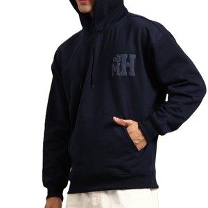 Nueva Tendencia Sudadera con Capucha para Hombre 100% Algodón con Lavado Ácido, Estilo Holgado y Desgastado, 450Gsm, con Estampado de Calavera Personalizado - Product Image 2