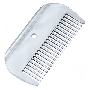 Ensemble de brosses à cheveux pour chevaux en acier inoxydable avec manche en bois, outils de toilettage en métal pour l'entretien des moutons et des chèvres, brosse à cheveux pour chevaux réutilisable en métal - Product Image 4
