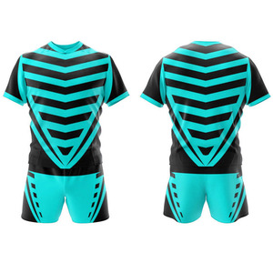 Conjunto de Camiseta y Pantalones Cortos de Rugby Transpirables con Estampado Digital, Tallas Grandes, Ropa Deportiva para Equipos, Personalizada, Unisex, Antibacteriana, de Secado Rápido - Product Image 6