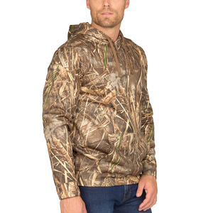 Hot Sale Heavy Weight Cotton Real Tree Jungle Print Hoodie Blank Hunting Wear Streetwear <b>Camo</b> Hunting Hiking Men Hunting Hoodies - Product Image 5