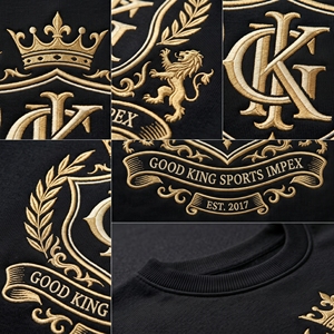 เสื้อสเวตเชิ้ตคอกลมผู้ชายสำหรับฤดูหนาว ผ้าหนานุ่ม ปักโลโก้ด้านหน้า ผ้าฝ้ายฟลีซ ทรงปกติ สไตล์สตรีทแวร์ลำลอง รับผลิตแบบ OEM - Product Image 5