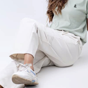 Pantalones Cargo para Mujer, Color Sólido, Tejidos, Cintura Media, con Cordón, Corte Holgado, Largos, Casuales, con Bolsillos, Transpirables - Product Image 6
