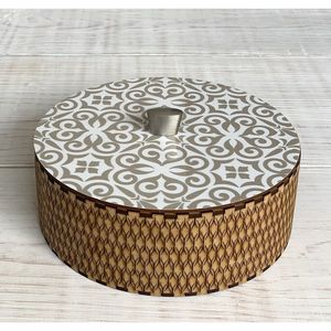 Caja de Madera Premium Hecha a Mano para Chapati con Organizador de Especias, Contenedor de Almacenamiento para Roti, Cajas Decorativas para el Hogar - Product Image 1