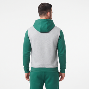 Sudadera con Capucha Casual para Hombre, Diseño de Contraste de Color, 100% Poliéster, Tejido de Punto, Corte Regular, Bolsillo Tipo Canguro, Estilo Urbano - Product Image 6