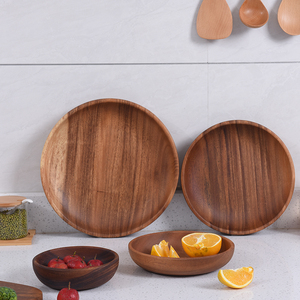 Premium Handmade Wooden Serving Tray Decorative <b>Rustic</b> Breakfast Tray for Bed <b>Coffee</b> <b>Table</b> Kitchen Dining Room - Product Image 6