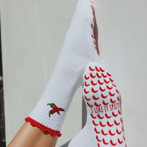 New Red Chilli Custom Design <b>Socks</b> with Customized logo Knitted Anti-Bacterial Breathable Men's <b>Winter</b> Daily Wear Regular Style - Product Image 6